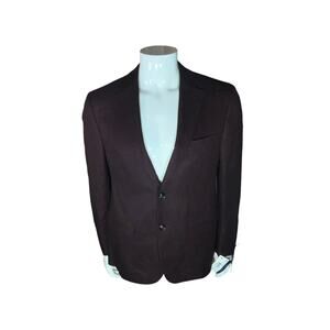 Tommy Hilfiger Men's Modern-Fit Solid Sport Coat Burgundy 40S  NWT